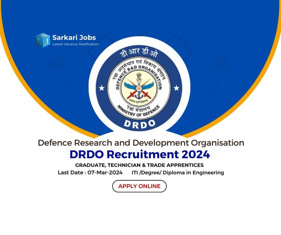 DRDO Recruitment 2024 Apprentices