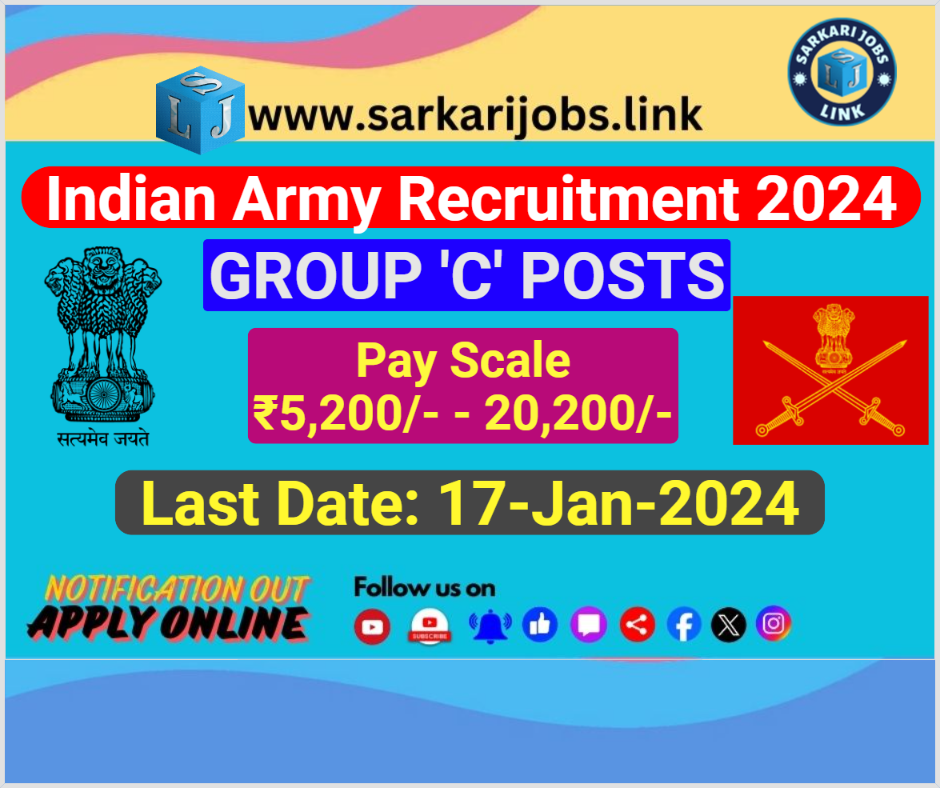 Indian Army DG EME Recruitment 2024