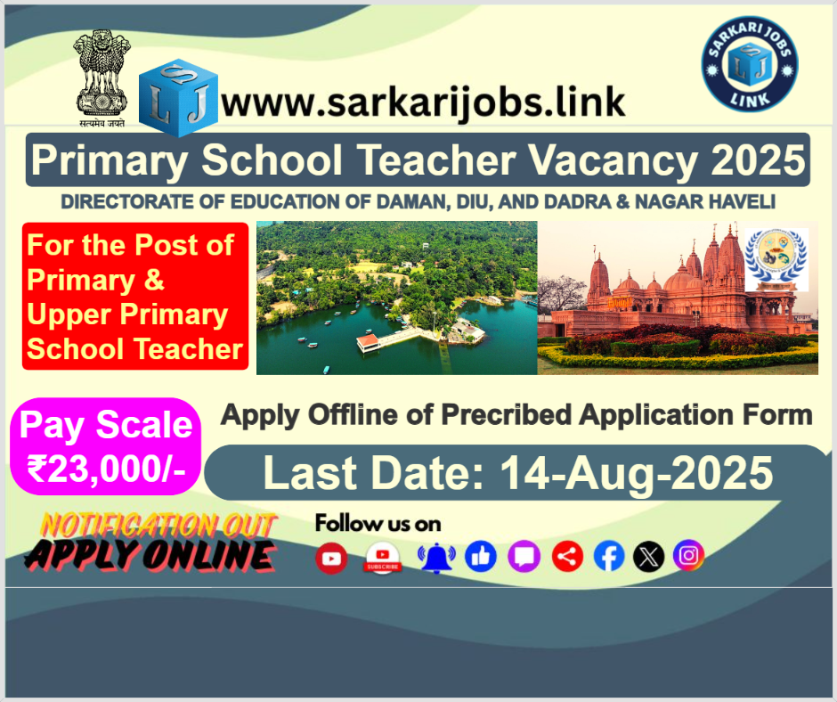 Primary School Teacher Vacancy 2025