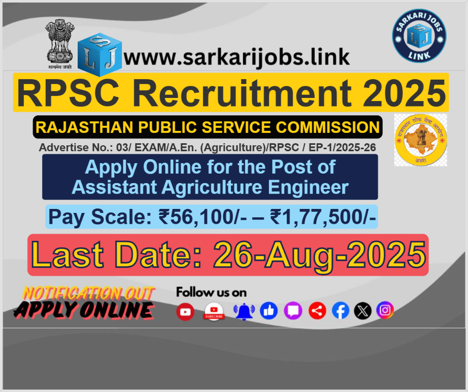 RPSC Recruitment 2025